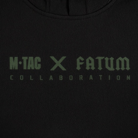 M-TAC Bluza Hoodie Cotton Hard Fatum Czarna