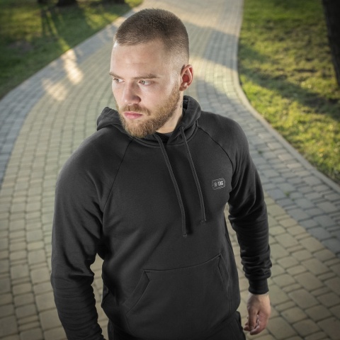 M-TAC Bluza Hoodie Cotton Raglan Czarna