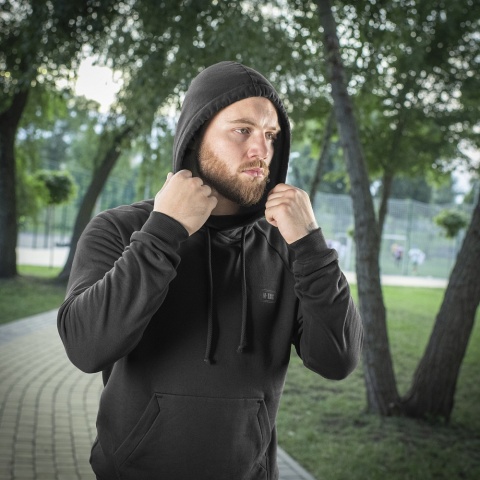 M-TAC Bluza Hoodie Cotton Raglan Czarna