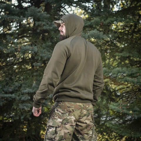 M-TAC Bluza Hoodie Cotton Raglan Hard Ciemno oliwkowa
