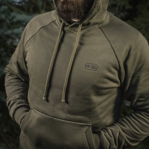 M-TAC Bluza Hoodie Cotton Raglan Hard Ciemno oliwkowa