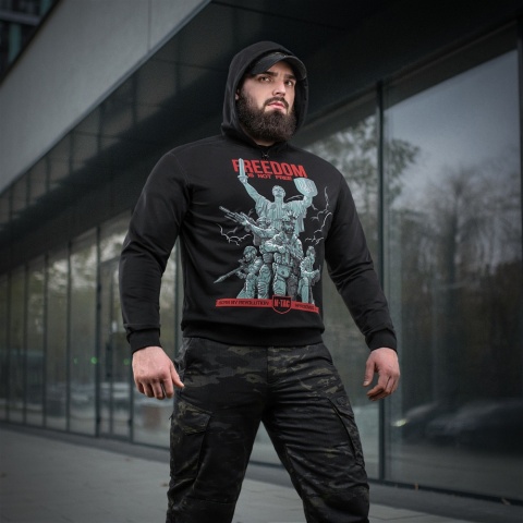 M-TAC Bluza Hoodie Freedom Czarna
