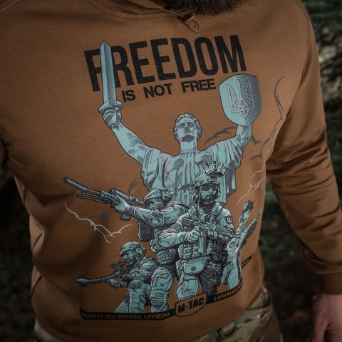 M-TAC Bluza Hoodie Freedom Coyote Brown