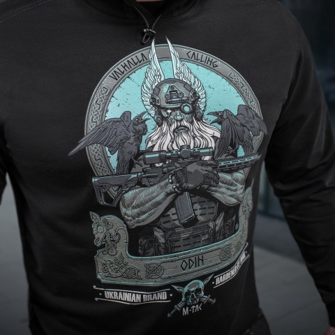 M-TAC Bluza Hoodie Odin Mystery Czarna