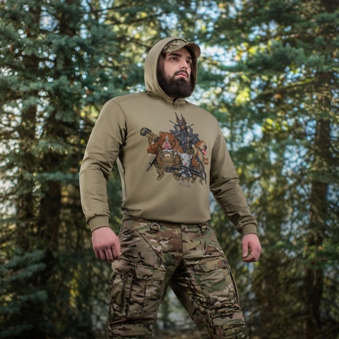 M-TAC Bluza Hoodie Rex Team Tan