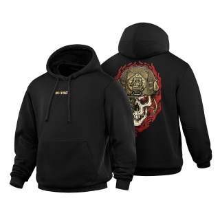 M-TAC Bluza Hoodie Worn to the Bone Czarna