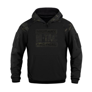 M-TAC Bluza Hoodie Combat Black Edition Czarny MultiCam®