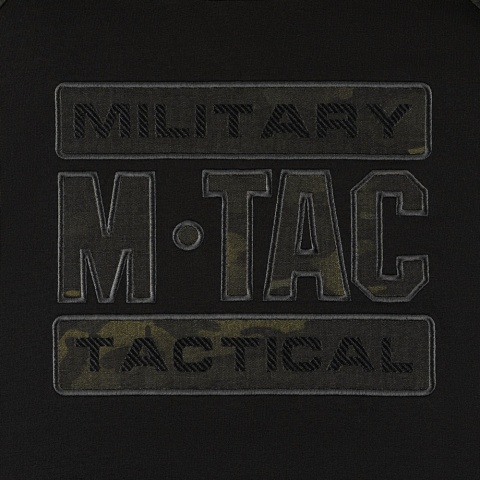 M-TAC Bluza Hoodie Combat Black Edition Czarny MultiCam®