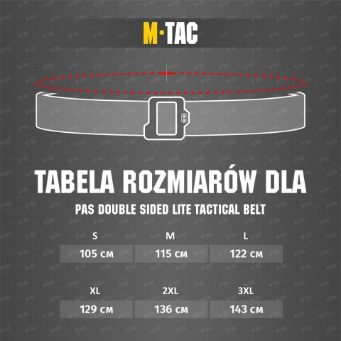 M-TAC Pas Double Sided Lite Belt Coyote/Black