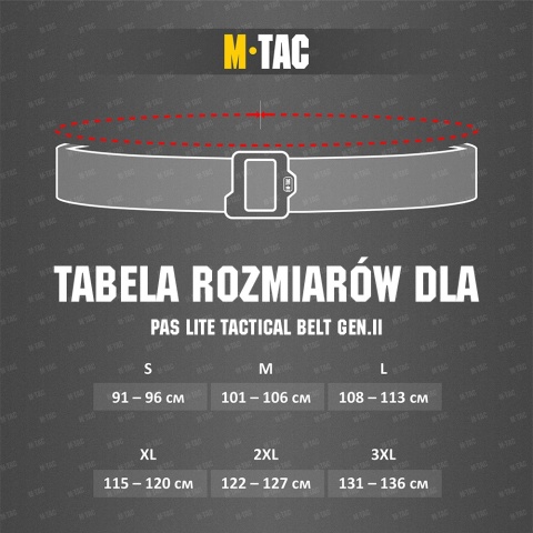 M-TAC Pas Lite Belt Gen II Coyote