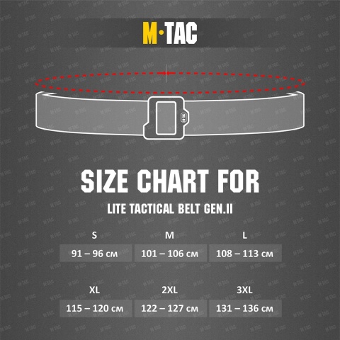 M-TAC Pas Lite Belt Gen II Olive