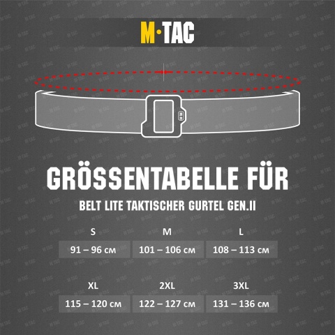 M-TAC Pas Lite Belt Gen II Olive