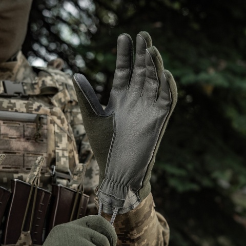M-TAC Rękawice Nomex® Sport Leather Olive