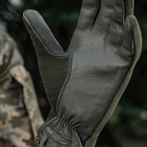 M-TAC Rękawice Nomex® Sport Leather Olive