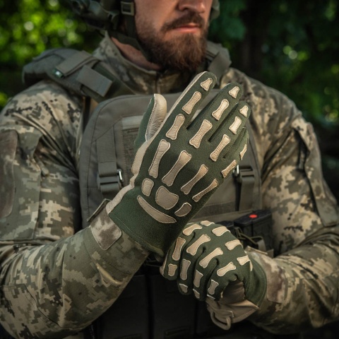 M-TAC Rękawice Skeleton Nomex® Olive Coyote