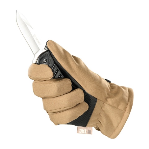 M-TAC Rękawice Softshell Thinsulate Coyote Brown