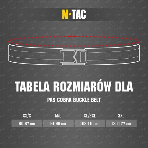 M-TAC Pas Cobra Buckle Belt Ranger Green