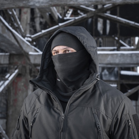 M-TAC Szalokominiarka Anatomiczna ze ściągaczem Polartec Black