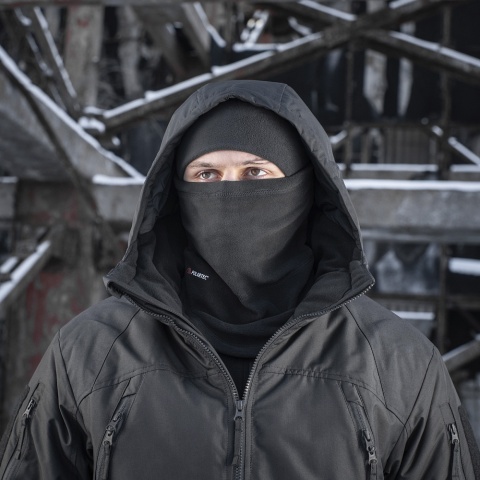 M-TAC Szalokominiarka Anatomiczna ze ściągaczem Polartec Black