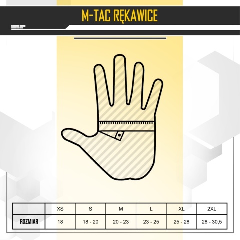 M-TAC Rękawice Zimowe Extreme Tactical Dark Grey