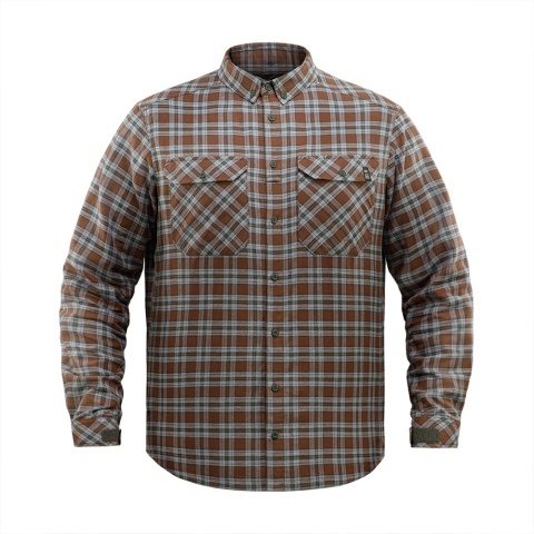 M-TAC Koszula Lumberjack Cotton Brązowo/Szara