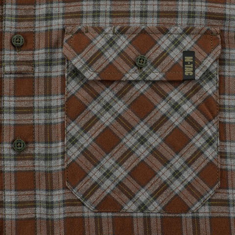 M-TAC Koszula Lumberjack Cotton Brązowo/Szara