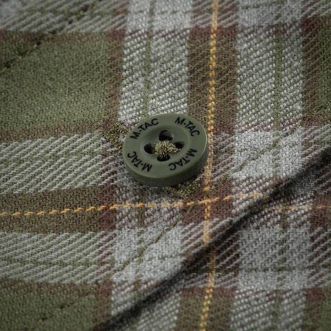 M-TAC Koszula Lumberjack Cotton Shirt Oliwkowo/Szara