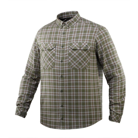 M-TAC Koszula Lumberjack Cotton Shirt Oliwkowo/Szara