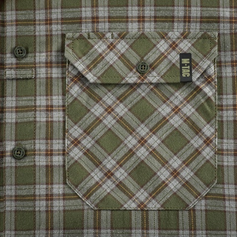 M-TAC Koszula Lumberjack Cotton Shirt Oliwkowo/Szara