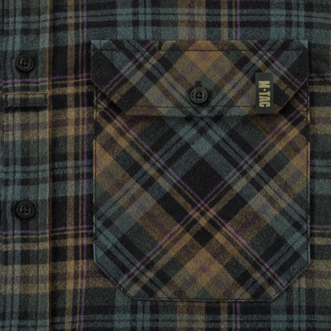M-TAC Koszula Lumberjack Merino Cold Weather Niebiesko/Żółta