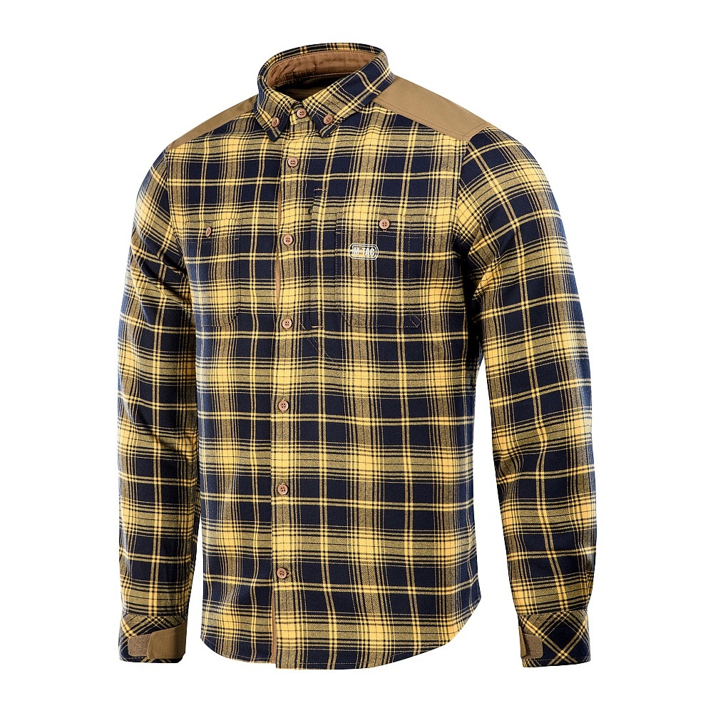M-TAC Koszula Redneck Shirt Navy Niebiesko/Żółta