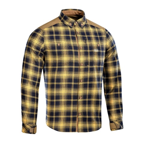 M-TAC Koszula Redneck Shirt Navy Niebiesko/Żółta