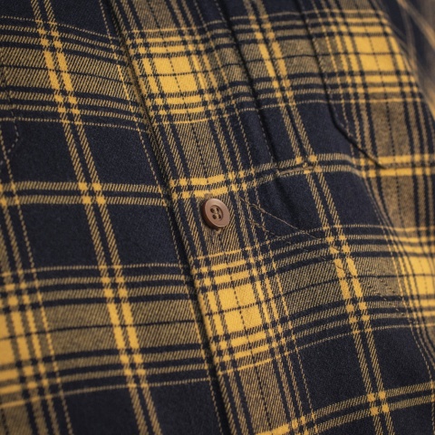 M-TAC Koszula Redneck Shirt Navy Niebiesko/Żółta