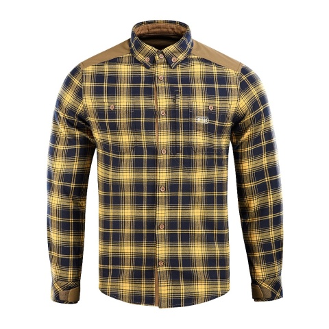 M-TAC Koszula Redneck Shirt Navy Niebiesko/Żółta