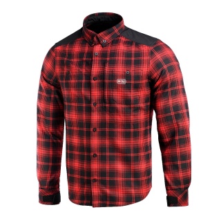 M-TAC Koszula Redneck Shirt Czerwono/Czarna Long