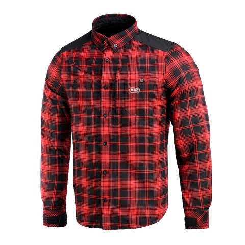 M-TAC Koszula Redneck Shirt Czerwono/Czarna Long