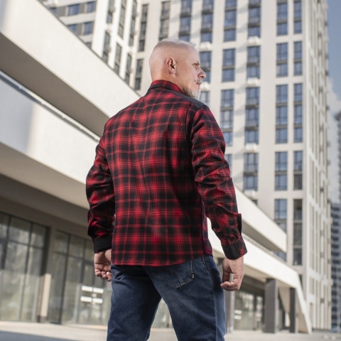 M-TAC Koszula Redneck Shirt Czerwono/Czarna Long