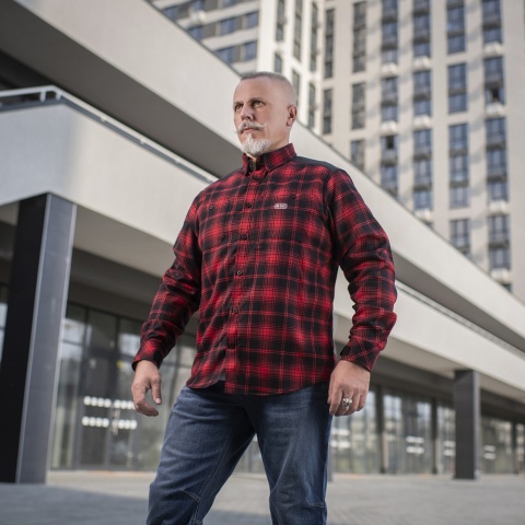 M-TAC Koszula Redneck Shirt Czerwono/Czarna