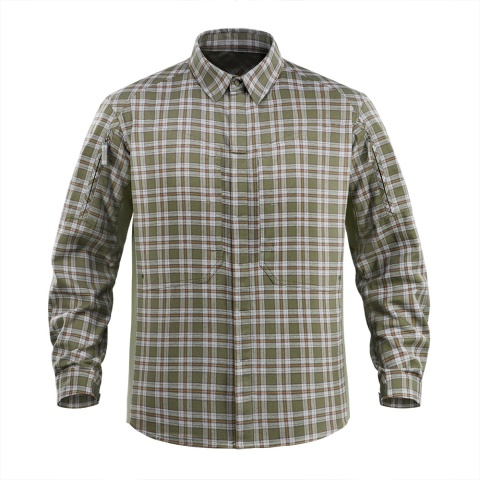 M-TAC Koszula Tactical Cotton Shirt Oliwkowo/Szara
