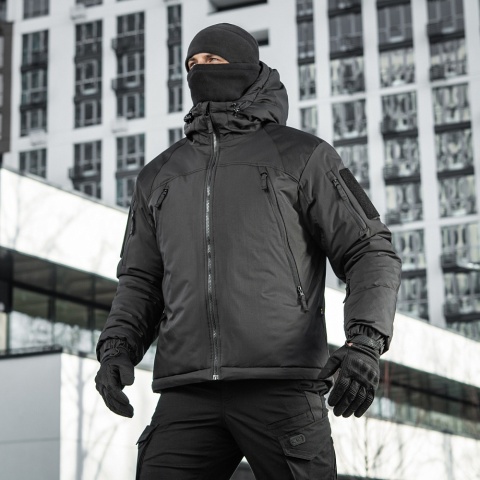 M-TAC Kurtka Zimowa Alpha Gen.III Pro PrimaLoft® Czarna Long