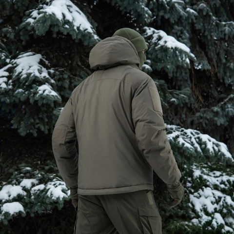 M-TAC Kurtka Zimowa Alpha Gen.III Pro PrimaLoft® Ciemno oliwkowa Long