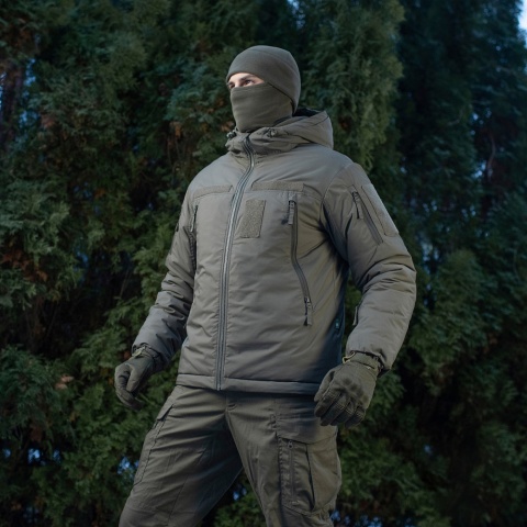 M-TAC Kurtka Zimowa Alpha Gen.IV Pro PrimaLoft® Ciemno oliwkowa Long
