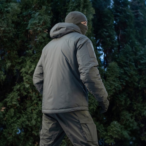 M-TAC Kurtka Zimowa Alpha Gen.IV Pro PrimaLoft® Ciemno oliwkowa Long