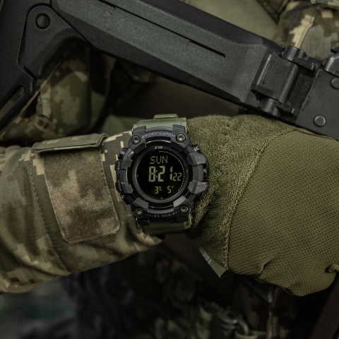 M-TAC Zegarek taktyczny 2037 wytrzymały zegarek survivalowy