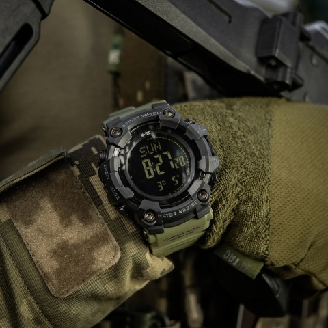 M-TAC Zegarek taktyczny 2037 wytrzymały zegarek survivalowy