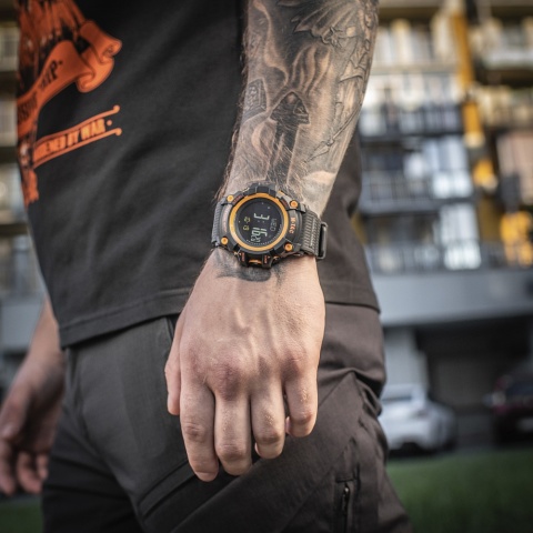 M-TAC Zegarek taktyczny Adventure Black Orange