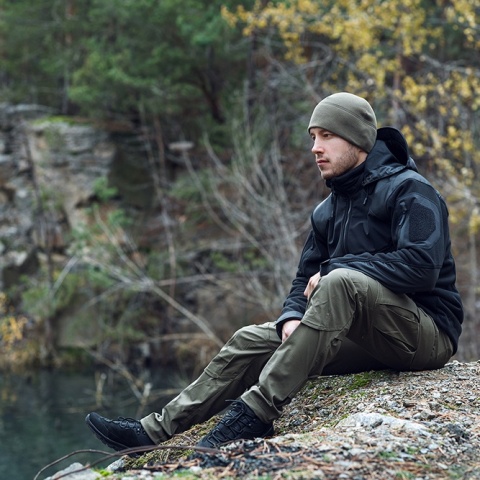 M-TAC Kurtka Norman Windblock Fleece Czarna