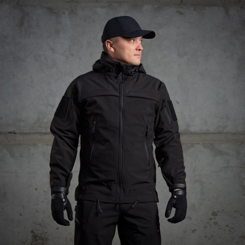 M-TAC Kurtka Softshell Police Czarna