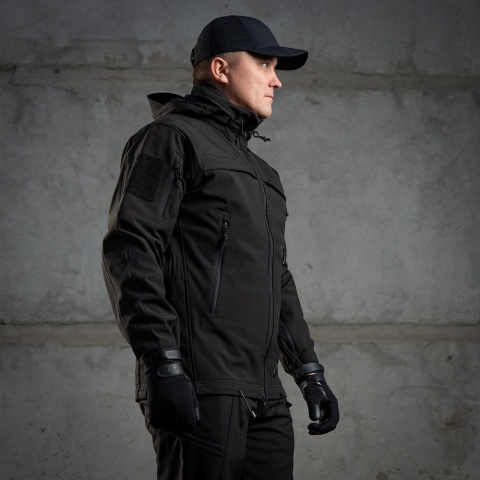 M-TAC Kurtka Softshell Police Czarna