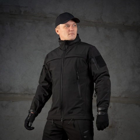 M-TAC Kurtka Softshell Police Czarna
